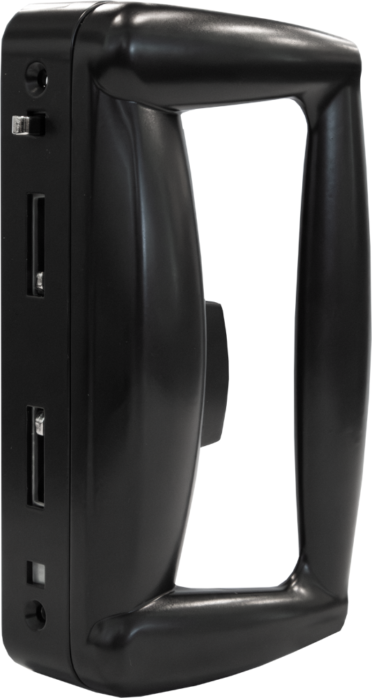 Surface mount sliding door handle