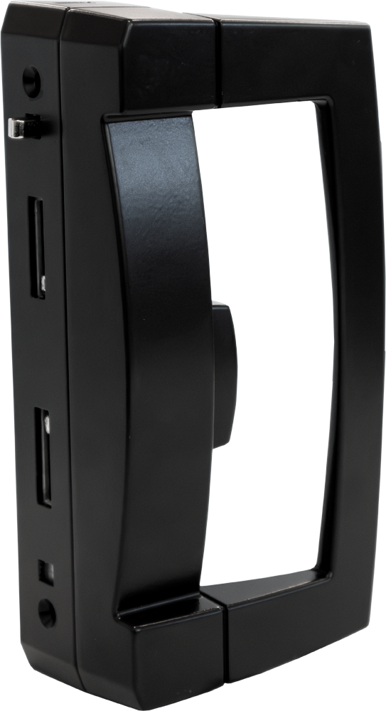 Surface mount sliding door handle