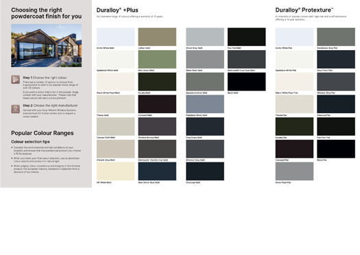 Our popular colour brochure
